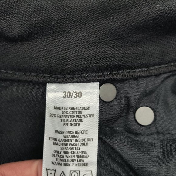 AEROSPOSTALE Women's Denim Skinny Cropped Jeans Black Size 30 - Picture 9 of 11